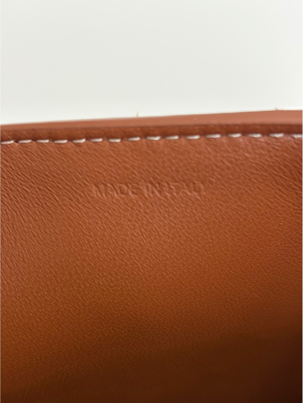 Celine Medium Louise Bucket Bag Suede Calfskin Brown Camel With Gold Hardware - Picture 6 of 9